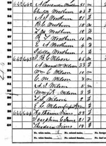 Woodburn's and Sim's 1860 Census