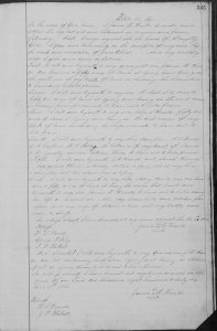 Will of James M Hunter 1796 -1867